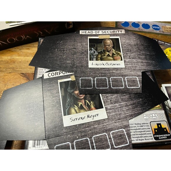 Stronghold Board Game Dark Moon Shadow Corporation Expansion Box - Picture 3 of 5